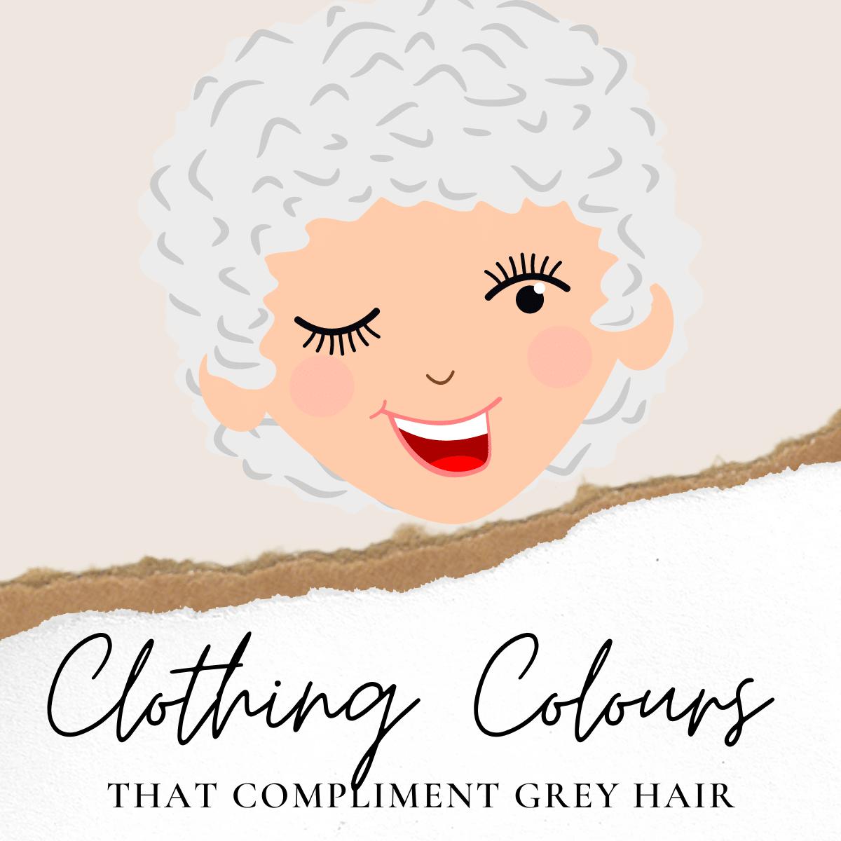 Clothing colours that compliment grey hair