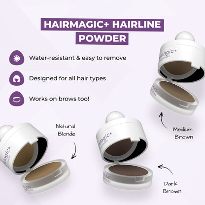 HairMagic+ Hairline Powder