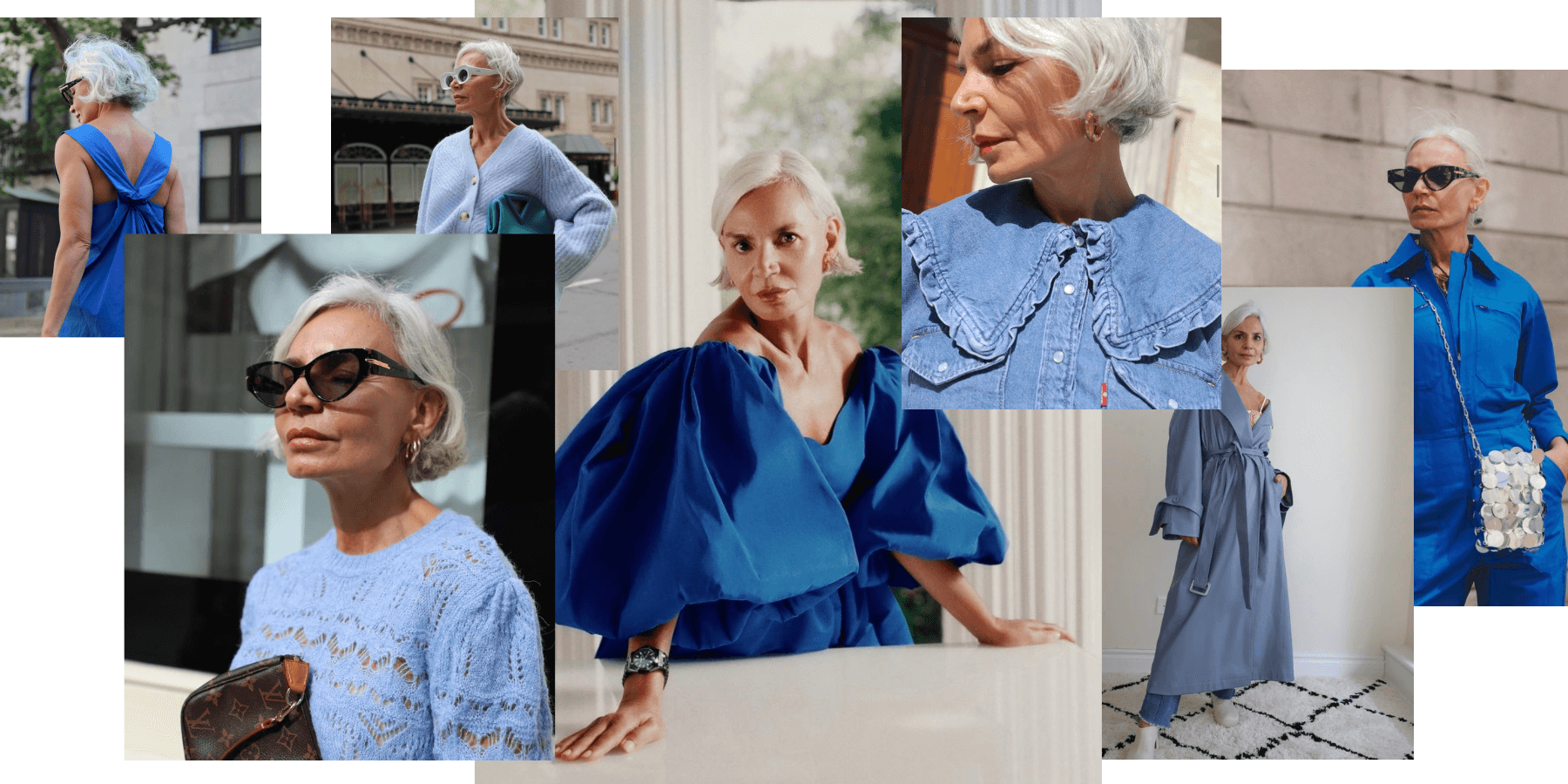 Clothing colours that compliment grey hair - Rumi Cosmetiques UK